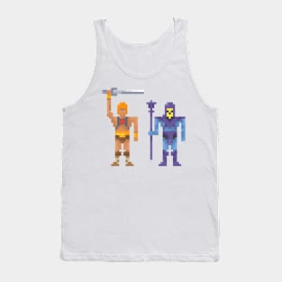 Pixel Skeletor He-man Tank Top